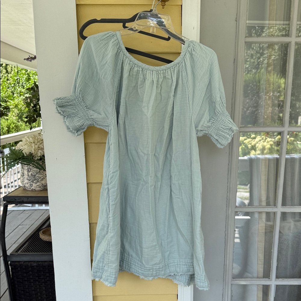 Free People Light Blue Mini Dress